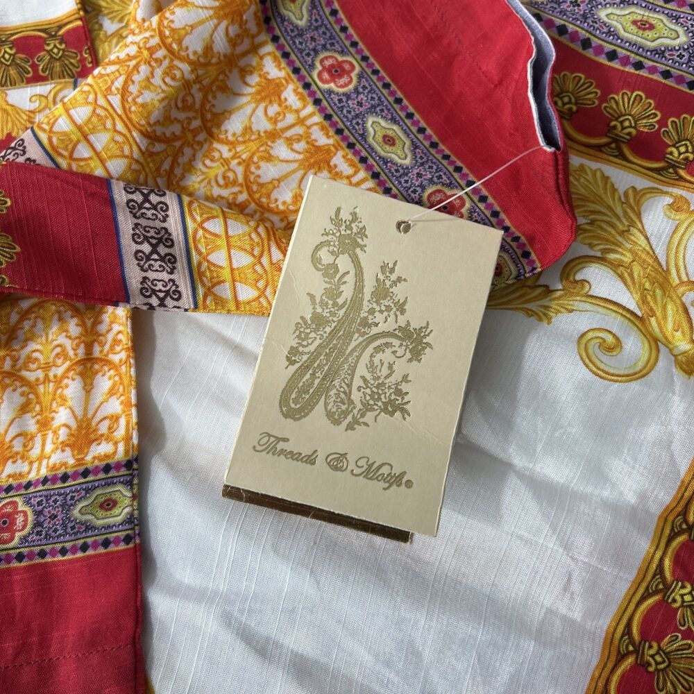 Threads Motifs Top Womens S Mutli Salwar Kameez Indian Bollywood - Picture 9 of 9